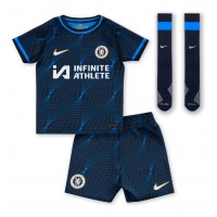 Camiseta Chelsea Conor Gallagher #23 Segunda Equipación Replica 2023-24 para niños mangas cortas (+ Pantalones cortos)